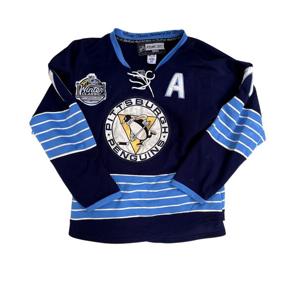 Pittsburgh Penguins Evgeni Malkin 2011 Winter Classic Jersey Size 50 Reebok CCM